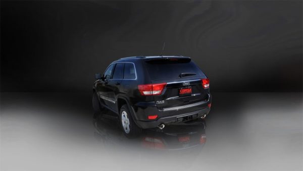 Corsa 2011-2021 Jeep Grand Cherokee Polished 2.5in Dual Rear Exit Cat-Back Exhaust Online Sale