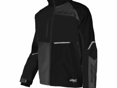 MOTORFIST Snowmobile Cold Weather Rekon X Jacket, Black Grey - Size ADULT M Supply