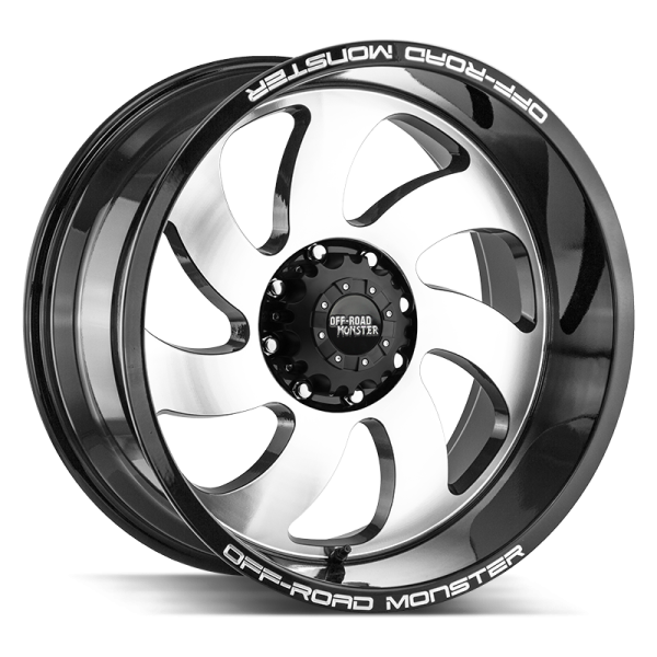 Off Road Monster M07 - 20X10 6x139.7 ET NEG 19MM 106.4CB GLOSS BLACK MACHINED Supply