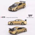 Mini GT Nissan Skyline GT-R R34 Top Secret Gold Hot on Sale