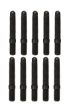 Moroso M6-1.00 x 38mm Black Oxide Bullet Nose Stud Kit - 10 Pack Discount