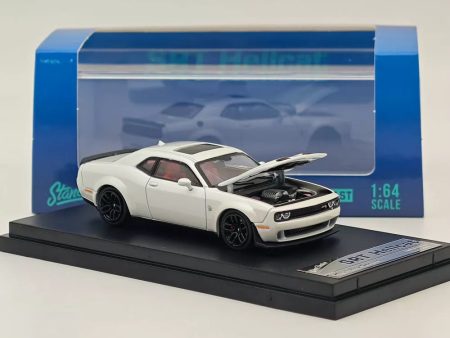 Stance Hunter s Dodge Challenger SRT Hellcat Pearl White Online Hot Sale