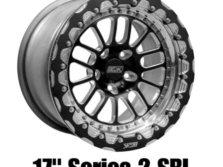 Belak 17x10   7in BS   6x127 BP   High Pad   Series 2 Wheel - Single Beadlock w  Gloss Black Lips Online now