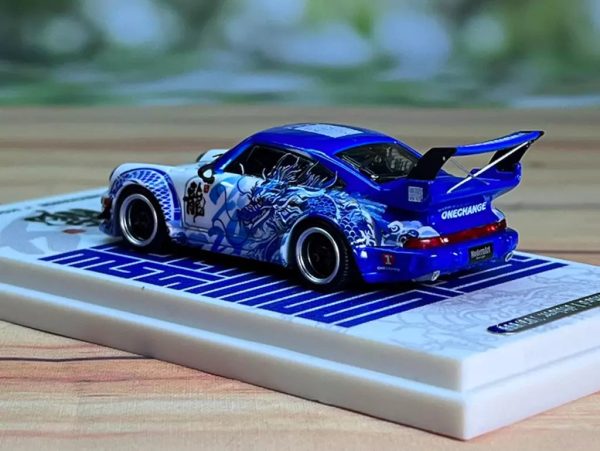 ModernArt Porsche RWB 964 Blue Dragon Gift Box Hot on Sale