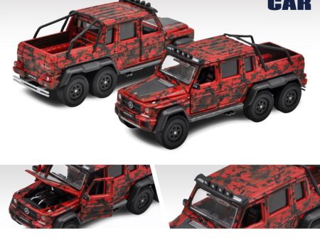 1 64 Mercedes-Benz G63 AMG 6X6 Flame Camouflage Supply