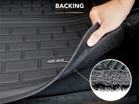 3D Maxpider 21-24 Tesla Model 3 Kagu Seatback Protector - Black For Sale