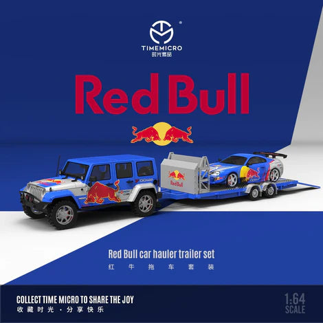 TimeMicro Supra A80Z Redbull Trailer Set Hot on Sale