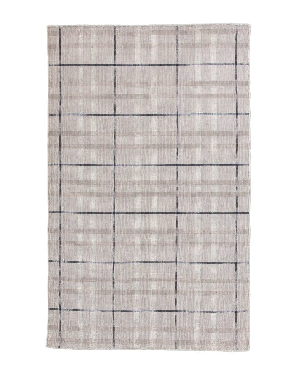 Augustine Plaid Indoor   Outdoor Rug Online Hot Sale