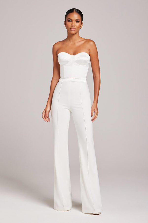 Ella White Corset Top on Sale