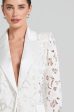 Valia White Blazer Discount