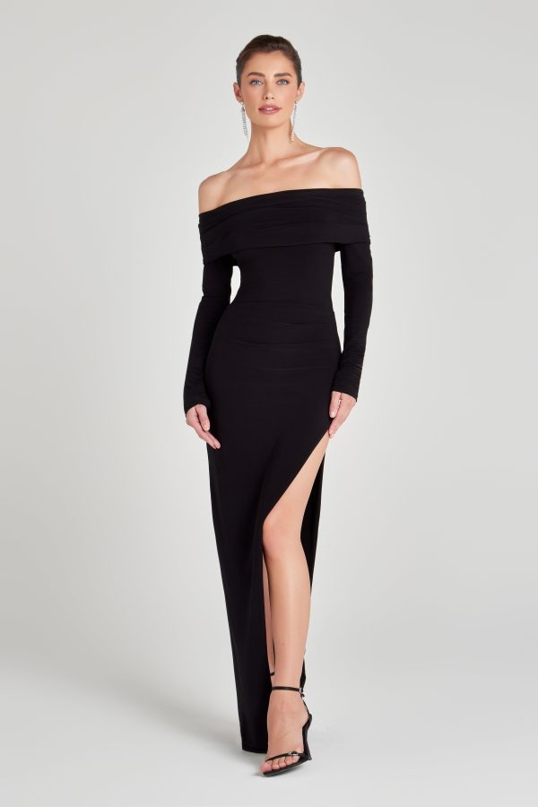 Cora Black Dress Hot on Sale