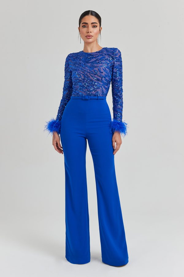 Ariana Blue Jumpsuit Online