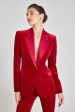 Beatrice Red Blazer Cheap