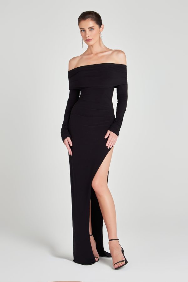 Cora Black Dress Hot on Sale