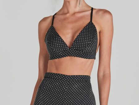 Kira Black Bra Top Fashion