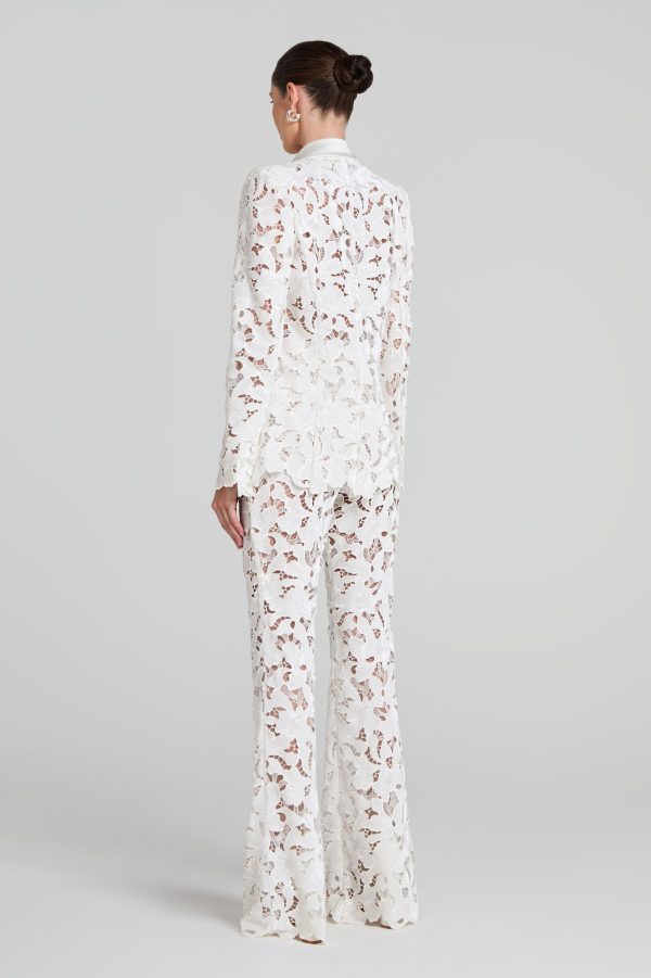 Valia White Trousers Cheap