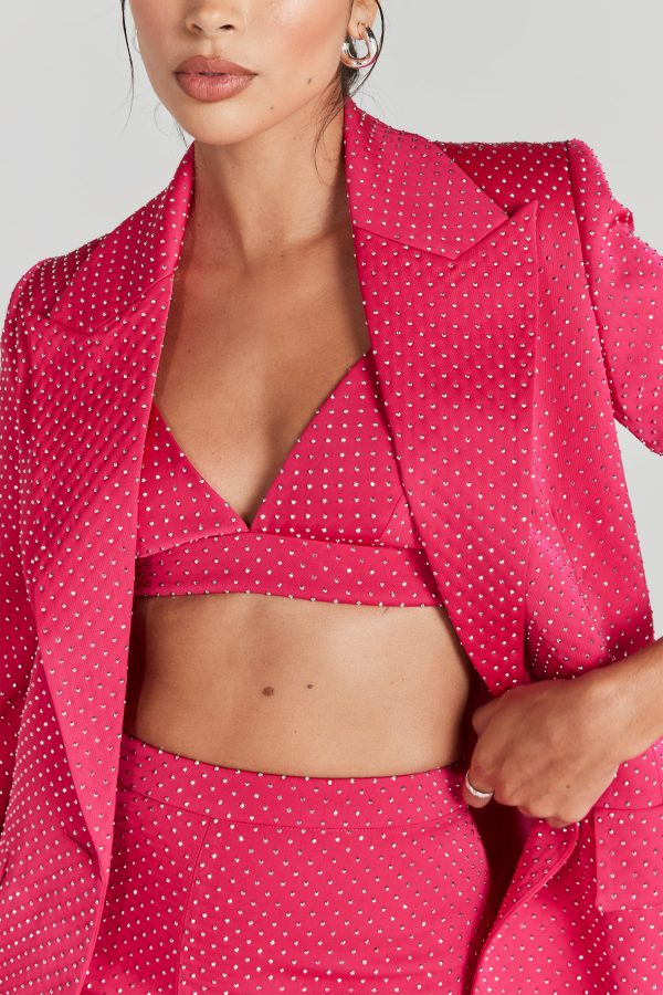 Kira Hot Pink Blazer on Sale