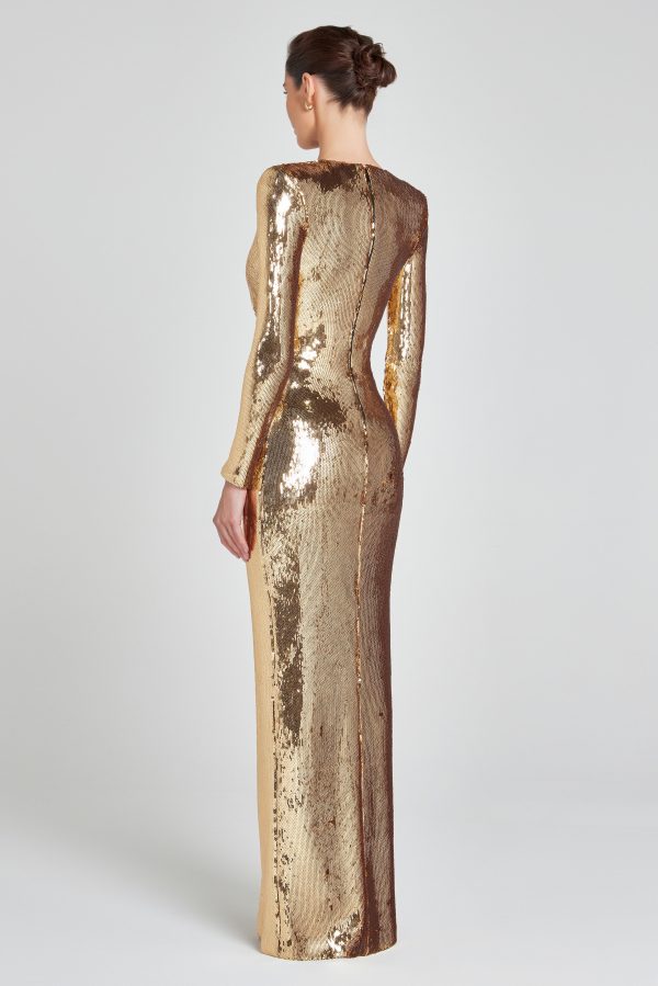 Jennifer Gold Dress on Sale