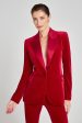 Beatrice Red Blazer Cheap