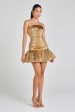 Iris Gold Dress Online Hot Sale