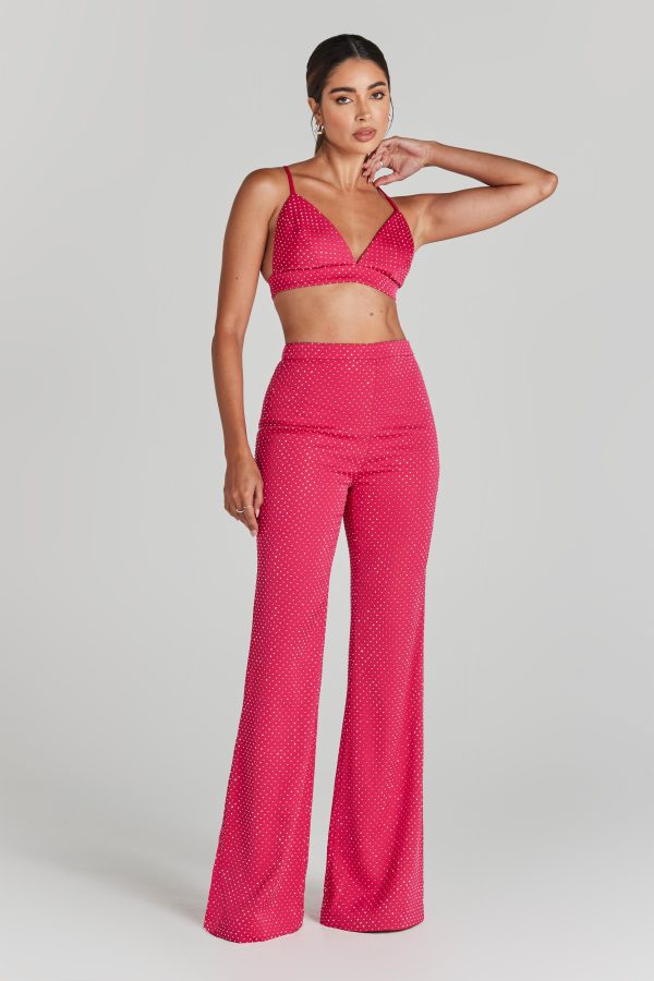 Kira Hot Pink Trousers For Discount