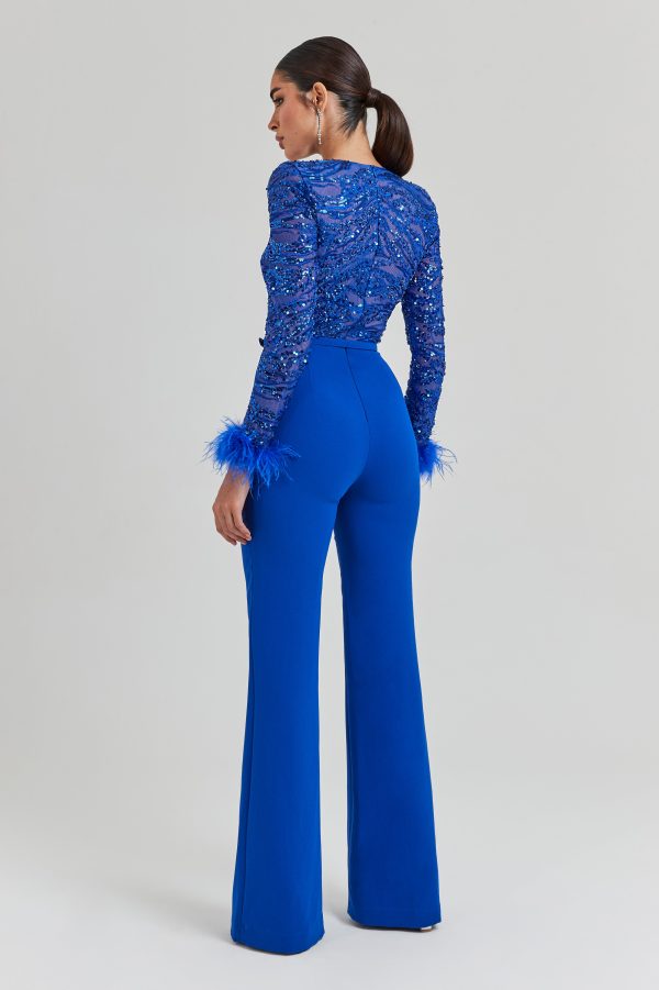 Ariana Blue Jumpsuit Online