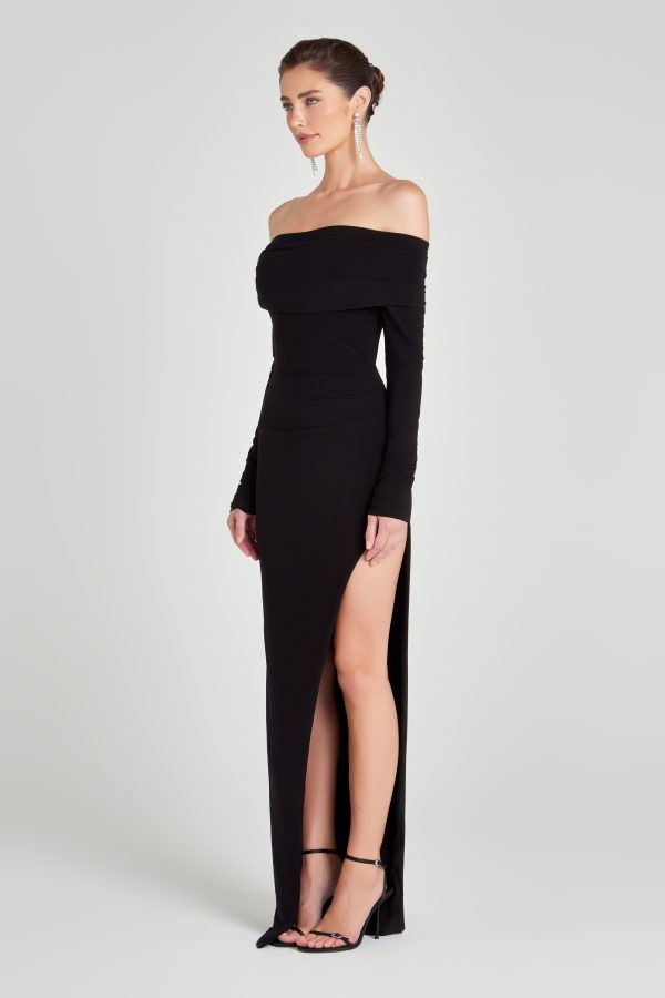 Cora Black Dress Hot on Sale