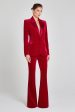 Beatrice Red Blazer Cheap