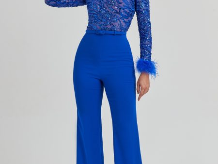 Ariana Blue Jumpsuit Online