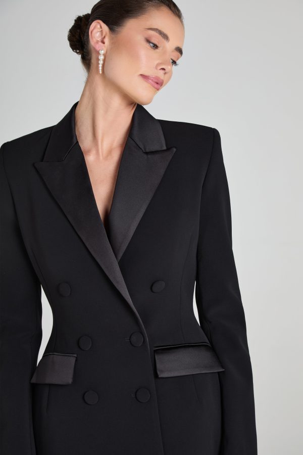 Monica Black Blazer Fashion