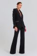 Leonie Black Blazer Cheap