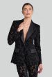 Valia Black Blazer Hot on Sale