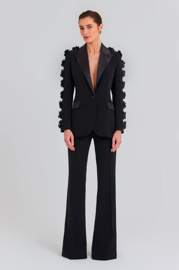 Leonie Black Blazer Cheap